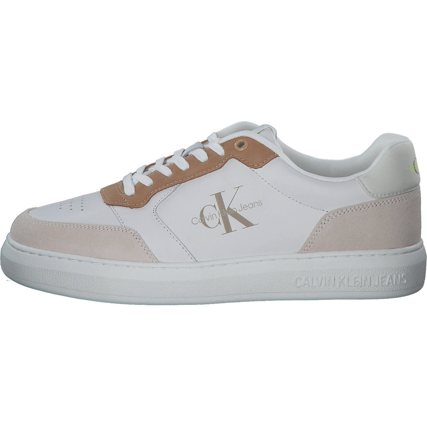 Calvin Klein YM0YM00605, Klassische- & Business Schuhe, Herren, White/Ancient White