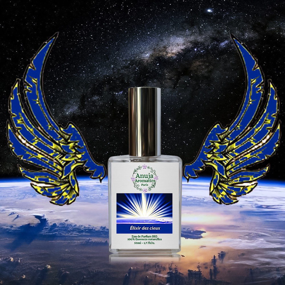 anuja aromatics Élixir des Cieux Eau de Parfum Bio aux Essences 100 % Naturelles