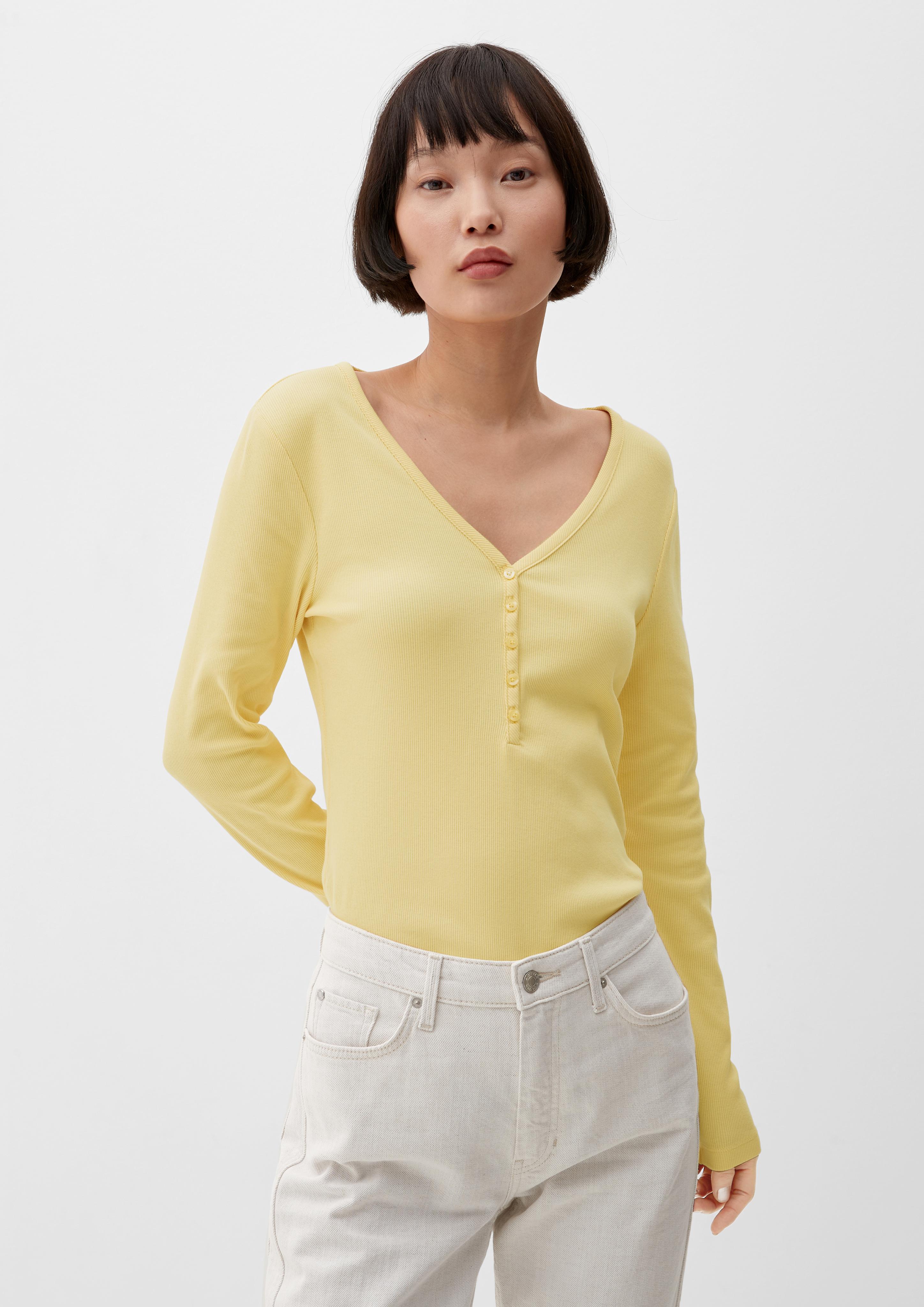Longsleeve mit Rippstruktur  2130352-1145