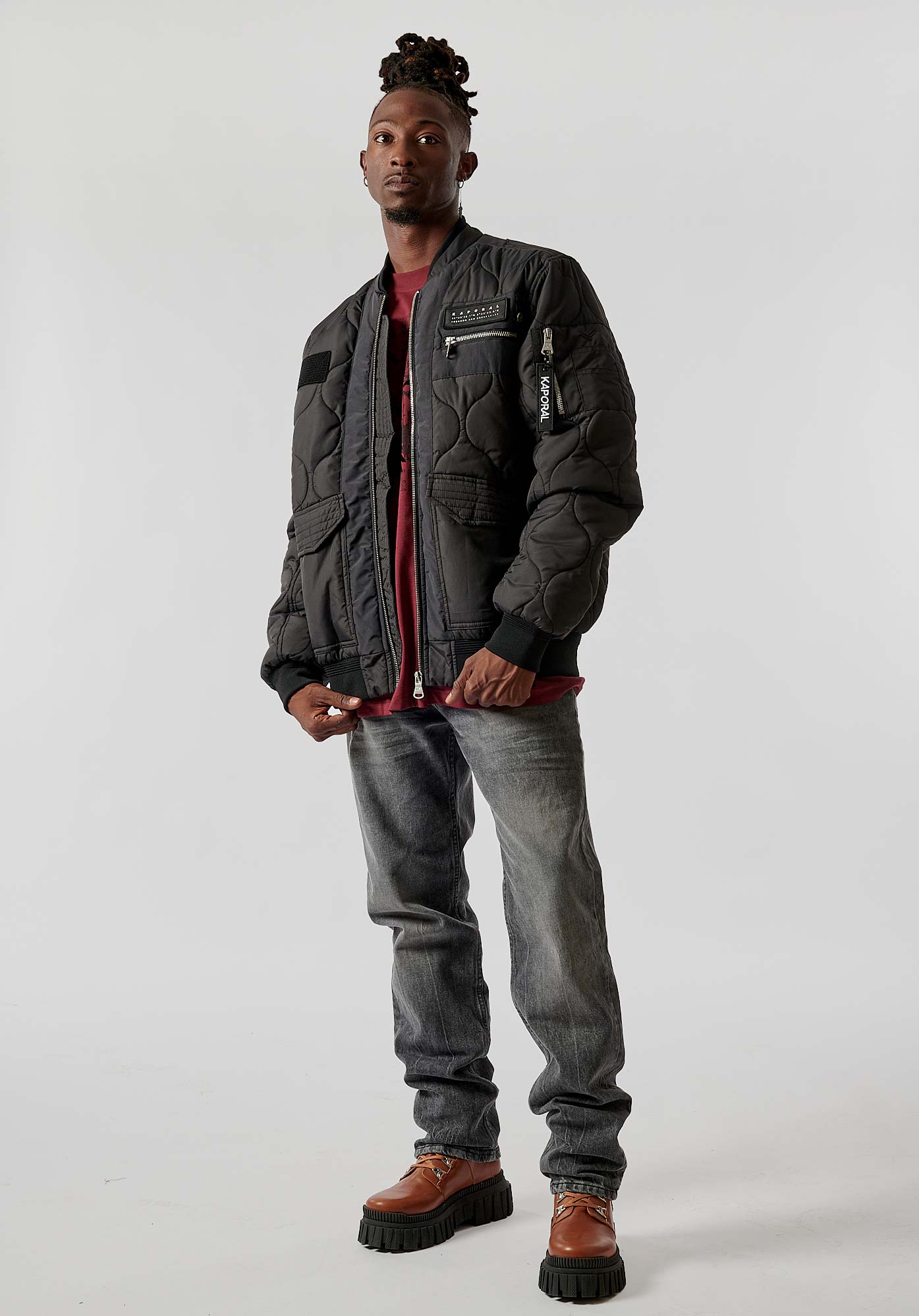 VOBER  Doudoune noire Homme