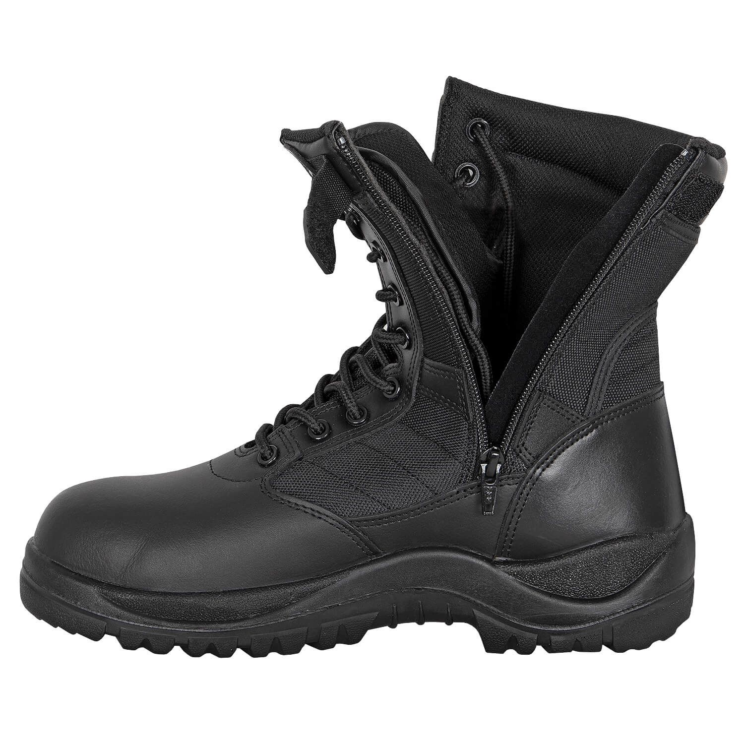 Einsatz Lederstiefel Centurion 8.0 Sidezipper