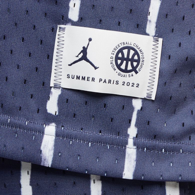 JORDAN Dri-Fit Quai 54 Sport Mesh AOP Jersey neutral indigo