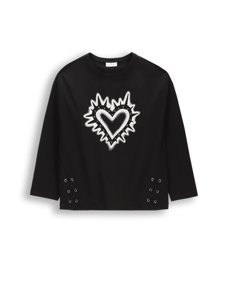 Coccodrillo Langarm-T-Shirt in schwarz günstig kaufen