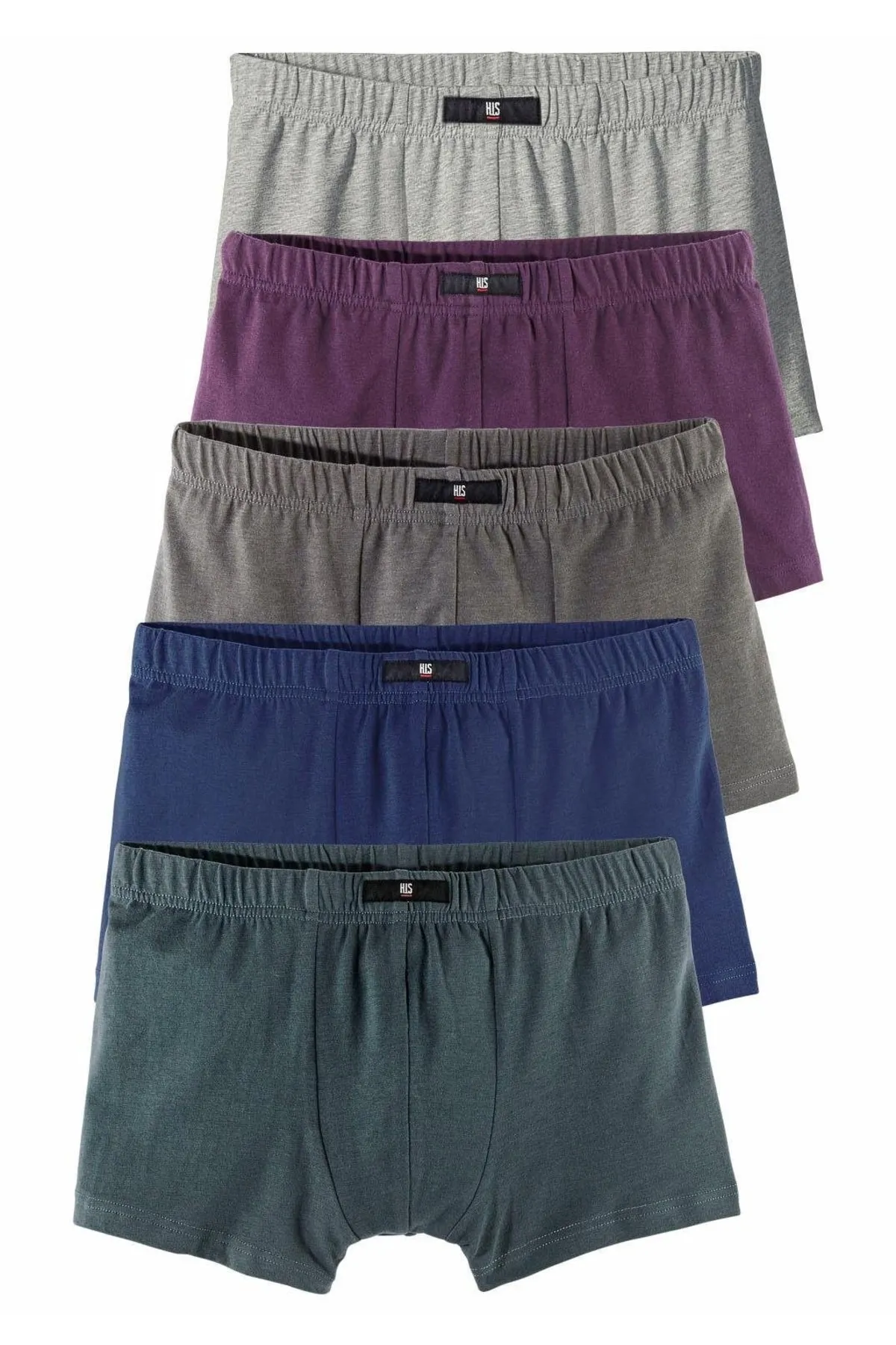 HIS  Boxershorts - Blau - Unifarben