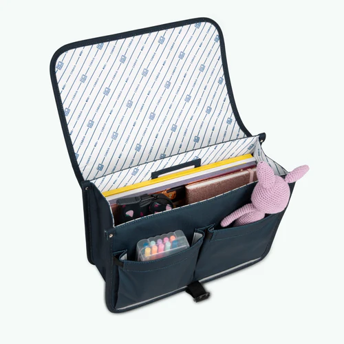 Discover Small Reykjavik navy blue schoolbag