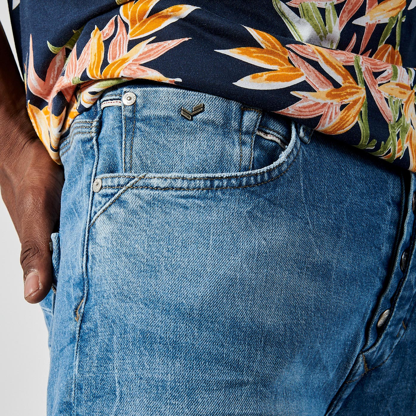 DUSTY  Jean straight Homme