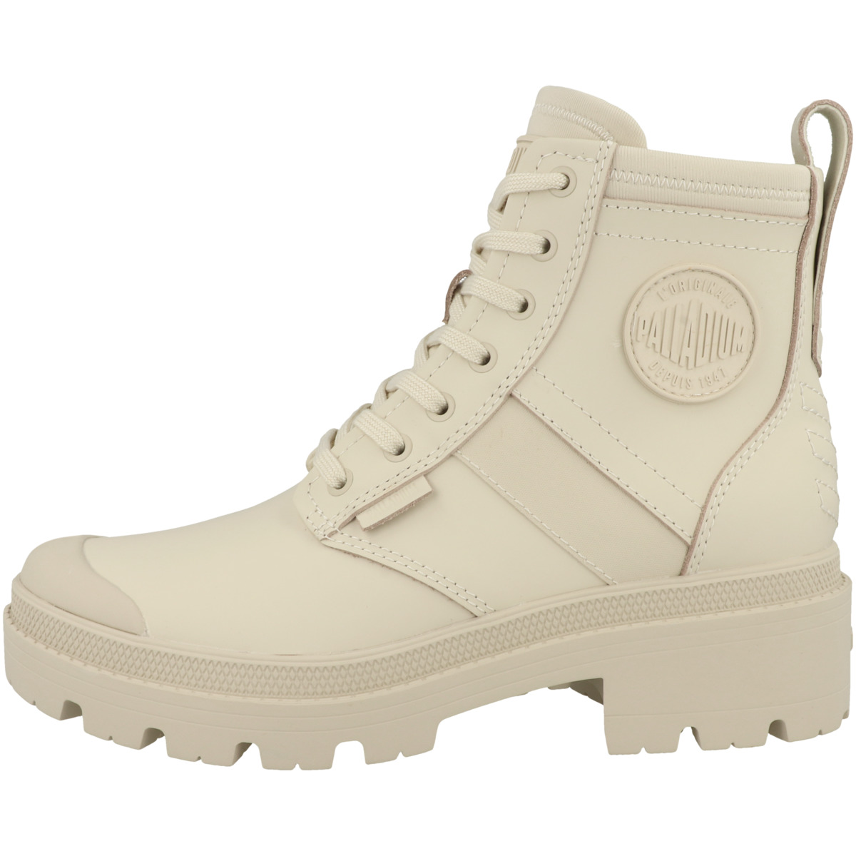 Palladium Pallabase Army R Schnürboots creme