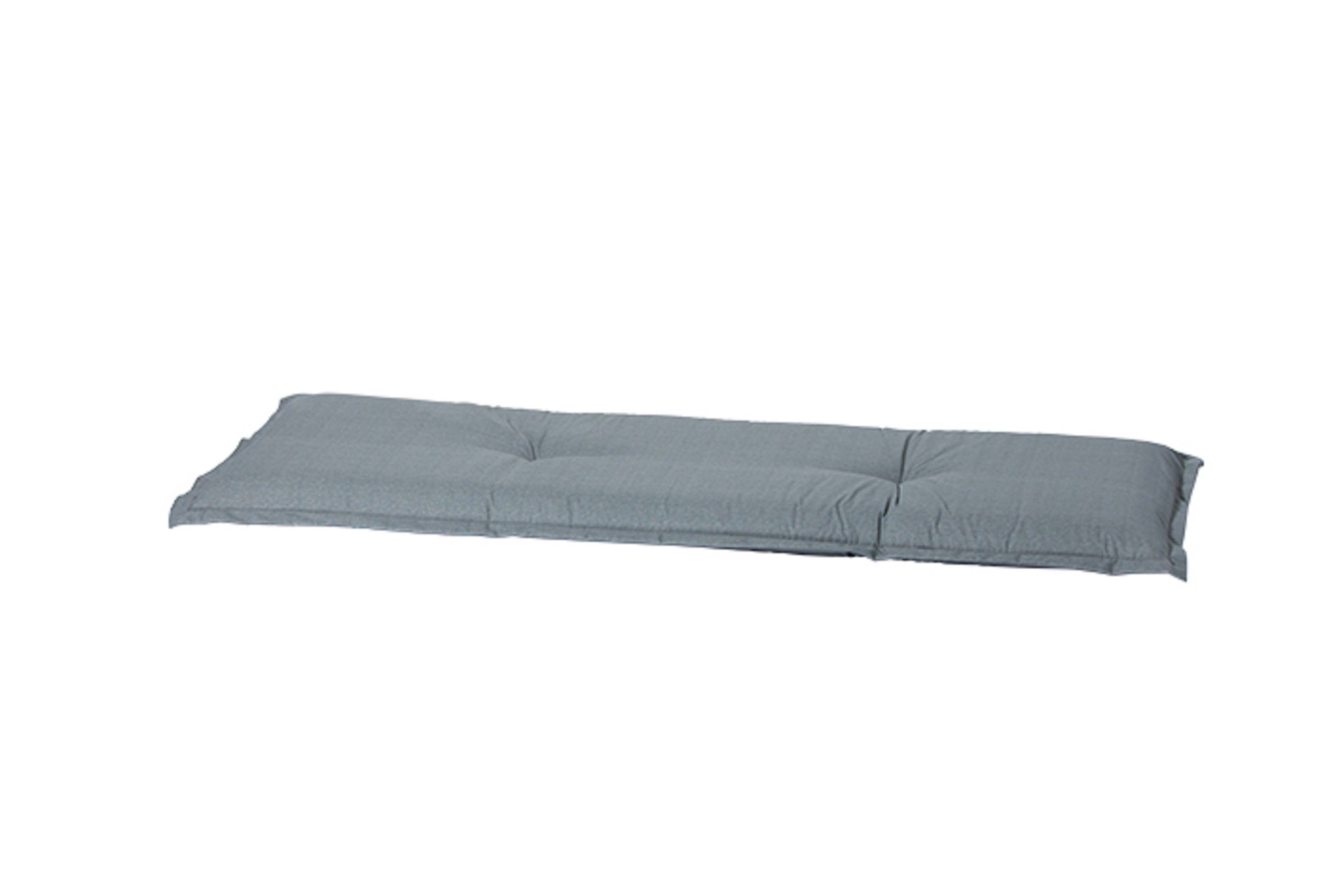 Madison Bankauflage A046 grau Parkbank Kissen Polster Auflage für Bank 120 cm 150 cm, für Bänke