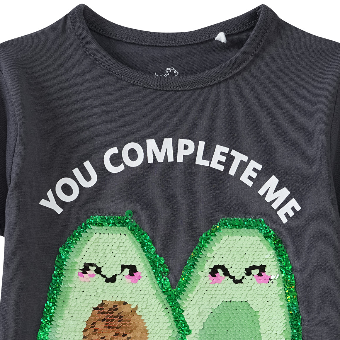 Mädchen T-Shirt mit Wendepailletten