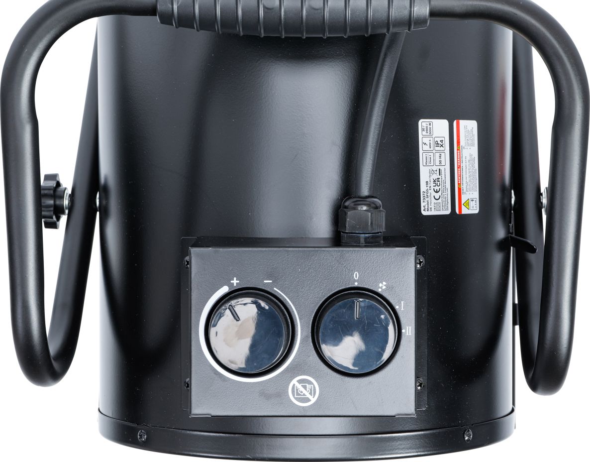 Calentador eléctrico de aire caliente BGS 73372 de 5 kW