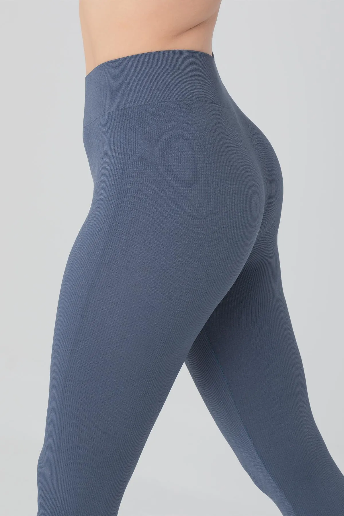 Doremi  Nahtlose gestrickte Leggings mit hoher Taille