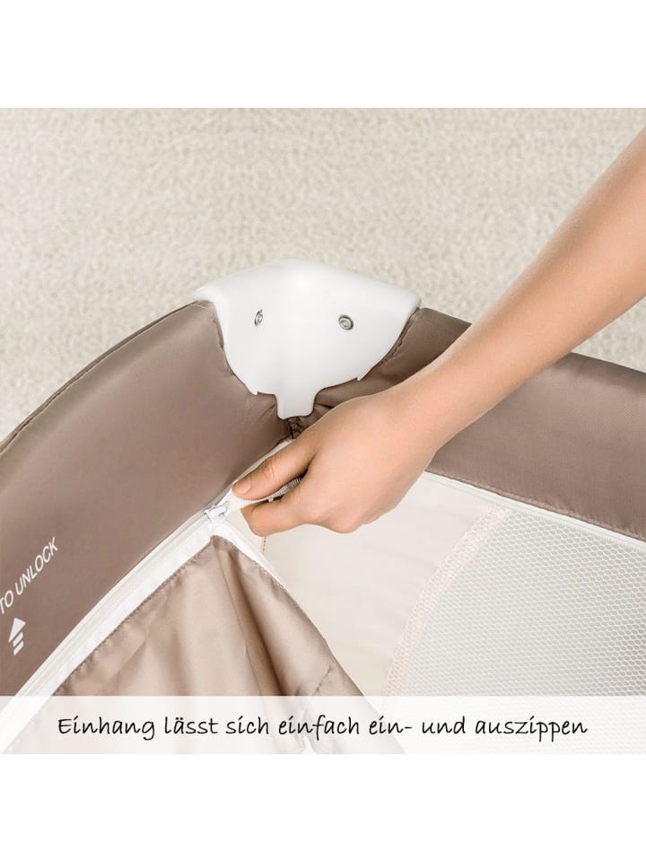 Hauck Reisebett Babycenter - Zoo in beige,braun,motiv günstig kaufen onesize