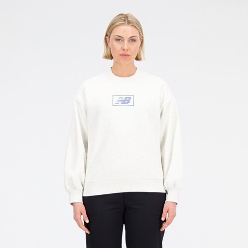 DAMEN KAPUZENSWEAT ESSENTIALS AMERICANA BRUSHED BACK FLEECE CREW
