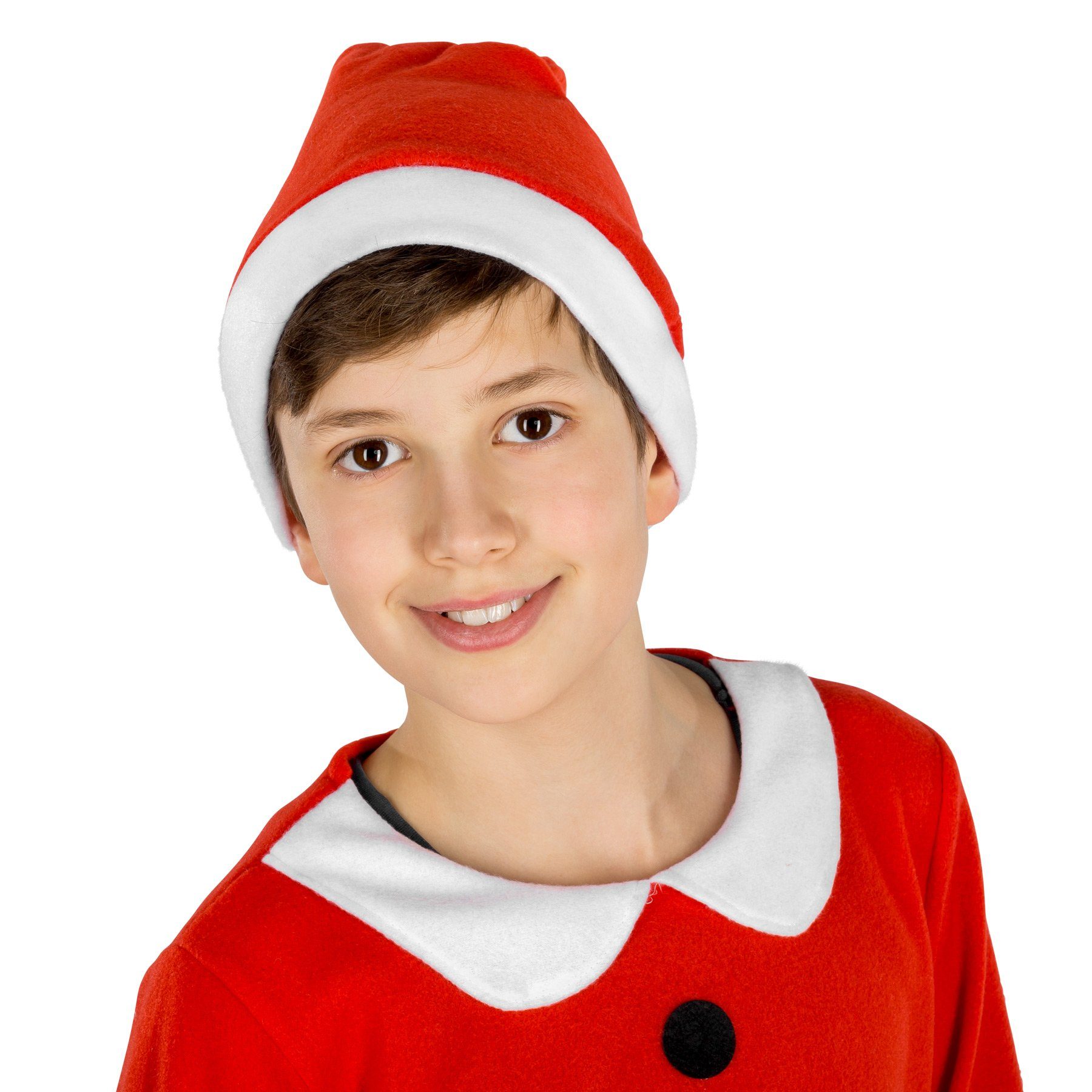 dressforfun Engel-Kostüm Jungenkostüm kleiner Weihnachtsmann
