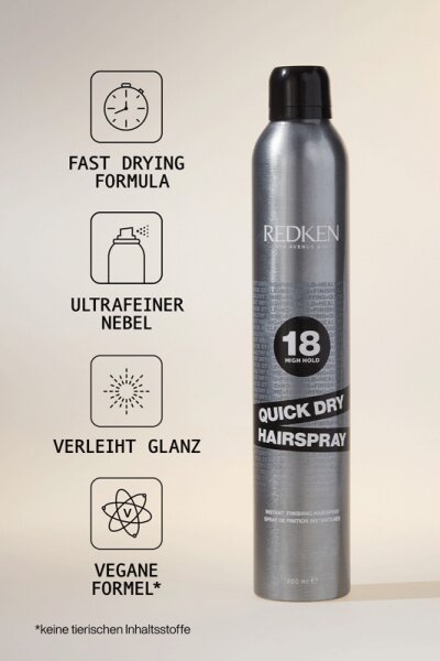 Redken Quick Dry Hairspray Instant Finishing Hairspray Haarspray