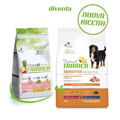 Natural Trainer Sensitive No Gluten Adult Medium/Maxi mit Schwein