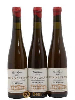 Bonnezeaux Les Melleresses René Renou 50 cl 1998 - Lot de 3 Bouteilles