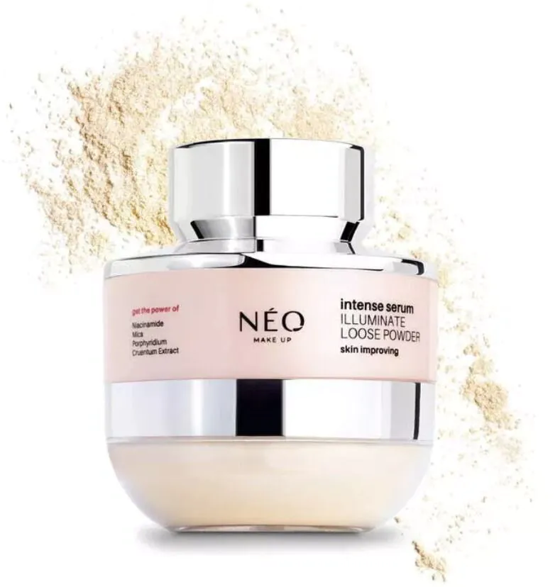 NEO MAKE UP Intensyvus serumas, suteikiantis spindesio, biri pudra, 10 g