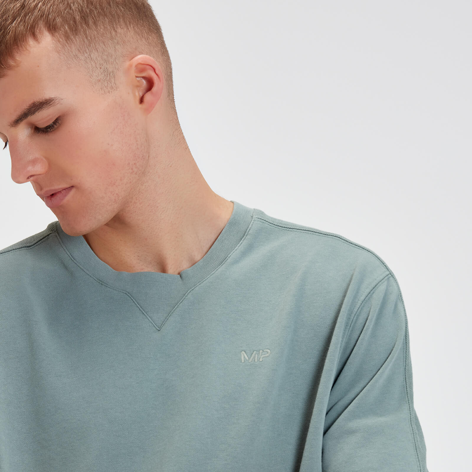 T-shirt à manches courtes MP Rest Day pour hommes – Vert cactus