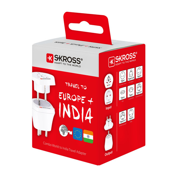 COMBO WORLD EU + IND - Reisestecker