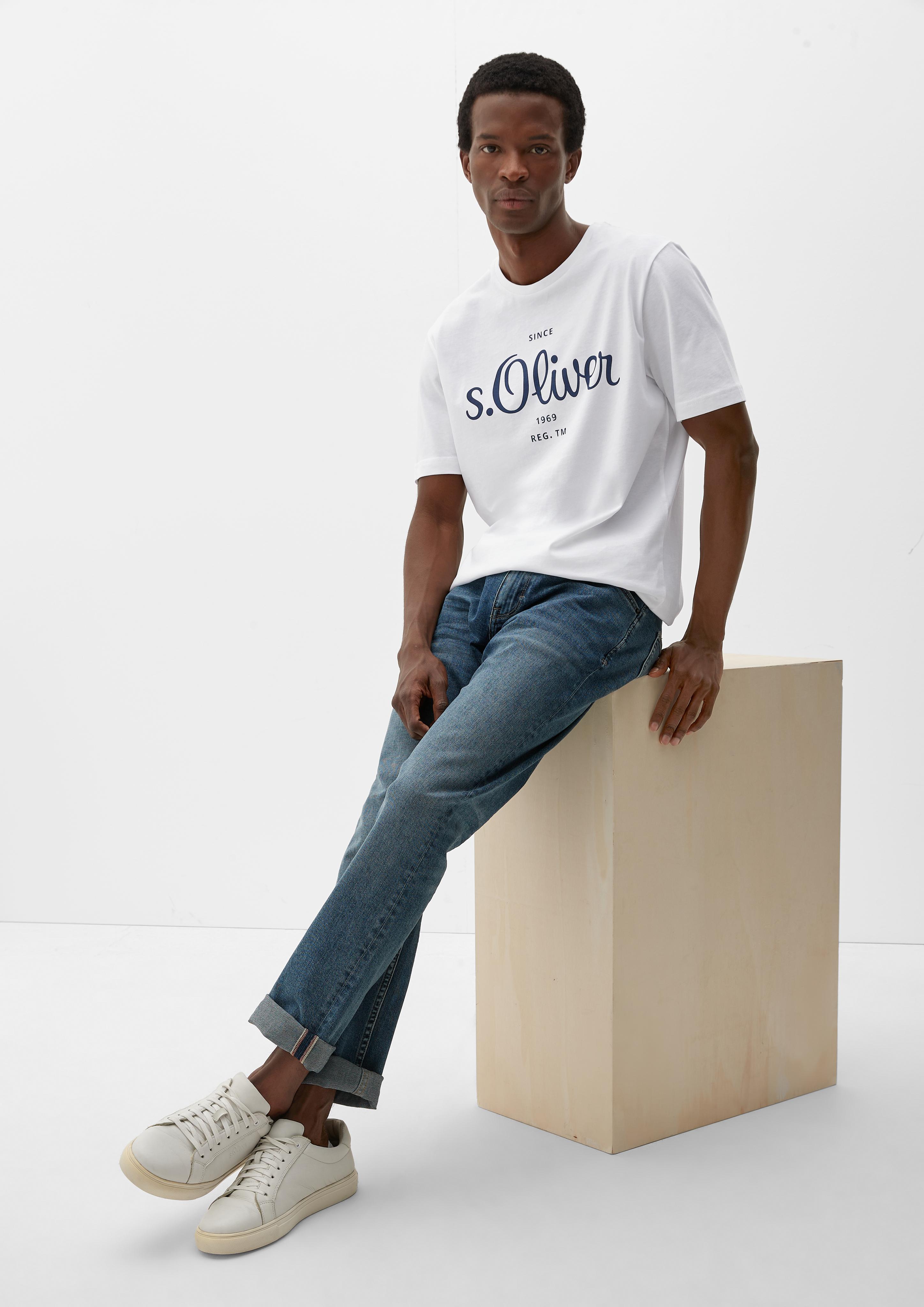 Labelshirt aus Jersey  03.899.32.6954-0100