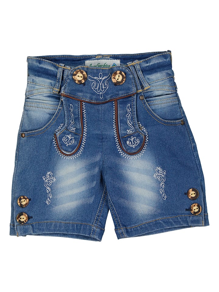 Isartrachten Trachtenshorts in Blau günstig kaufen