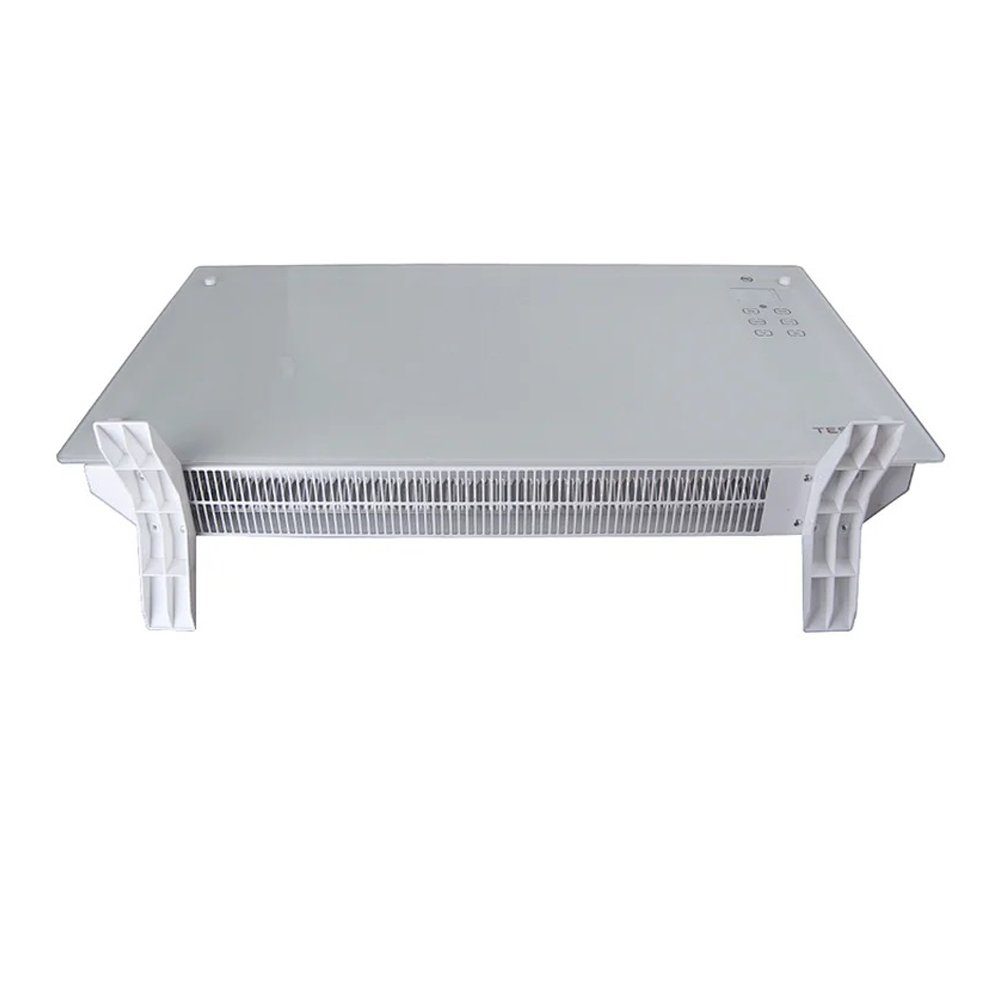 PROMAFIT Konvektor Elektroheizung Glas-Konvektor Mit LCD Display, 1500 W, Schnelle und effiziente Aufwärmung des Raumes, 2 Wärmeeinstellungen