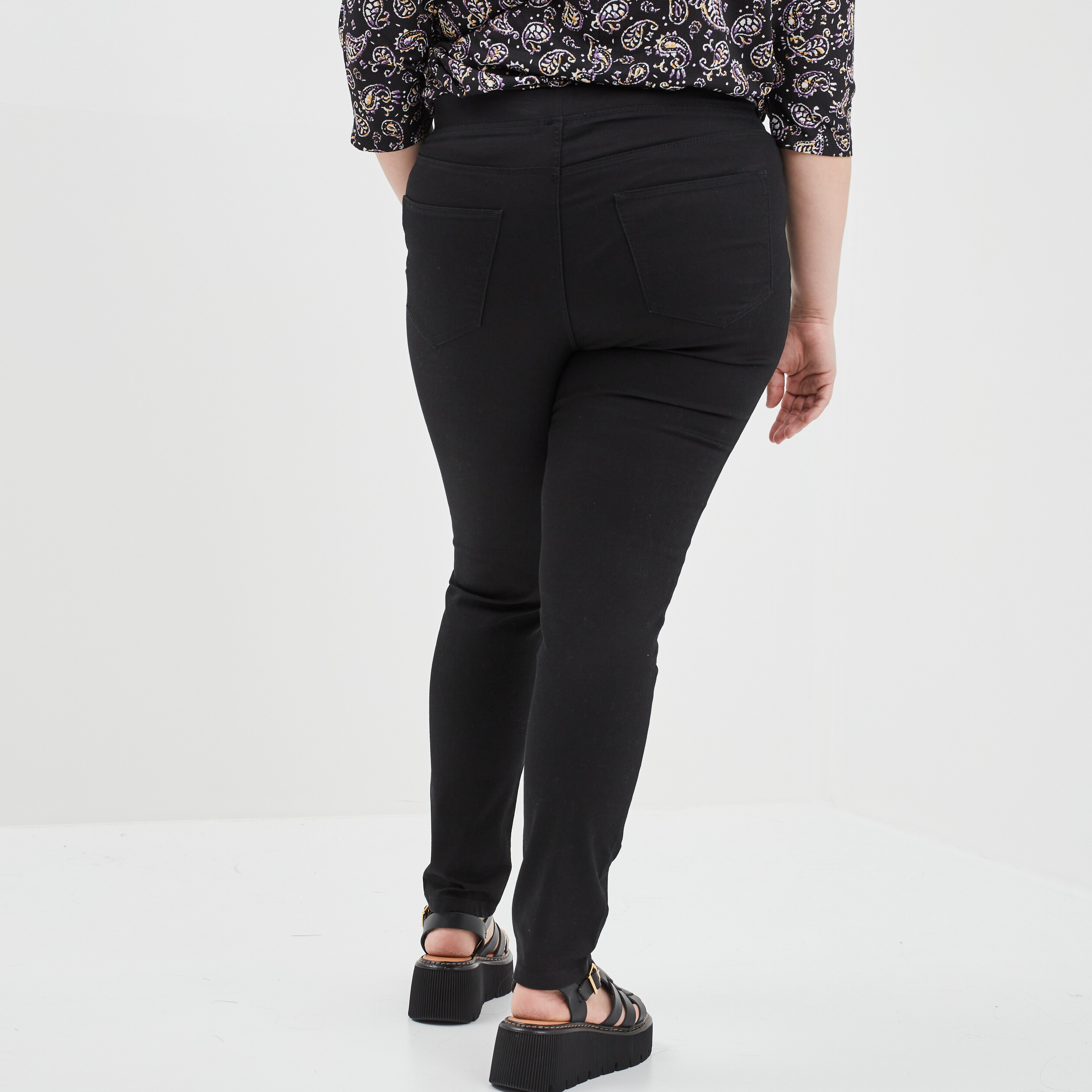 Jegging noir femme grande taille | La Halle