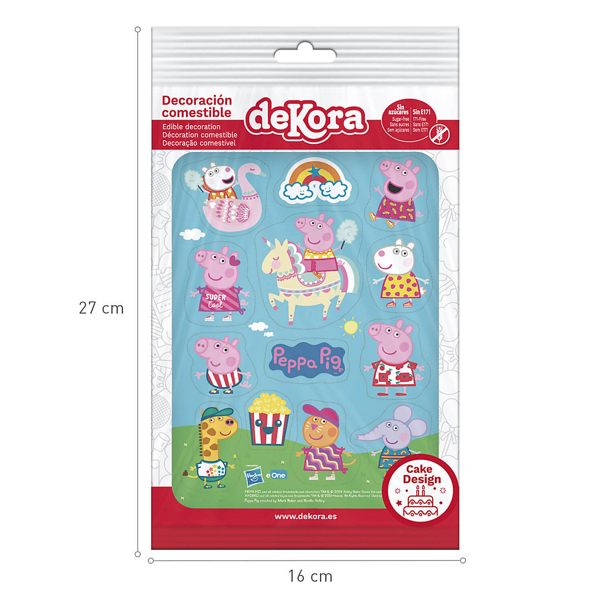 Essbare Mini-Tortenaufleger Peppa Wutz