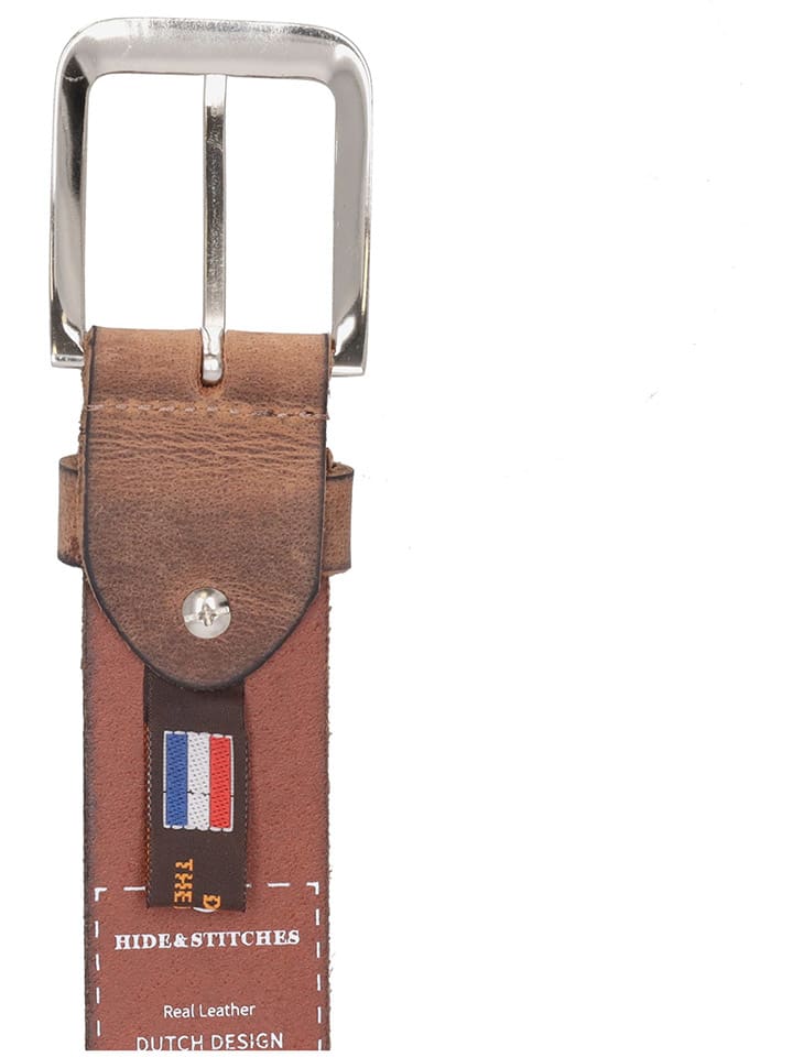 HIDE & STITCHES Leder-Gürtel 