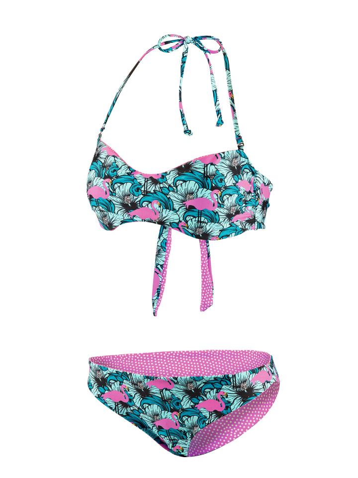BECO the world of aquasports Bikini Flamingo Eden in türkis-pink günstig kaufen