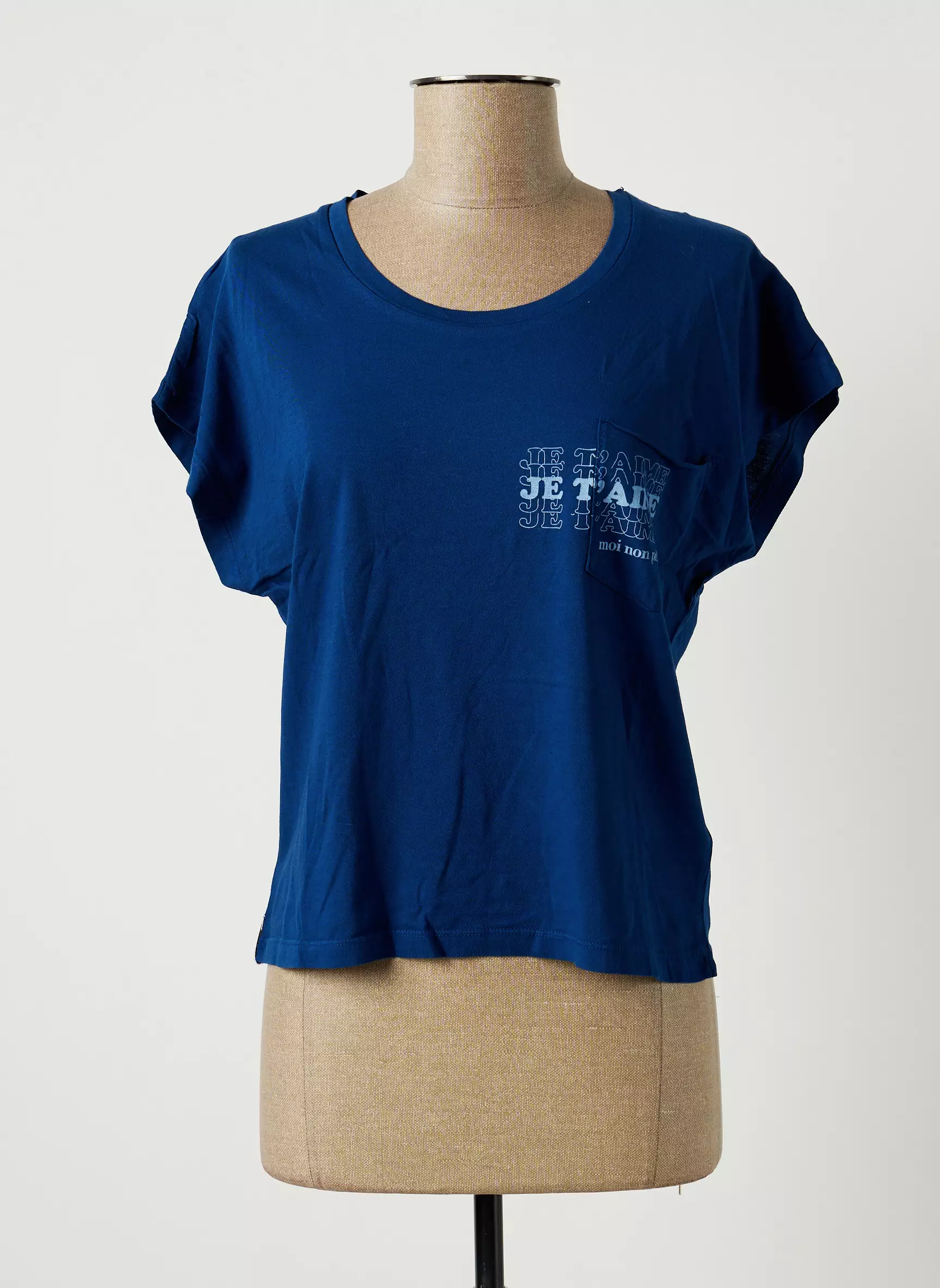 Jane Blue Tshirts Femme couleur bleu