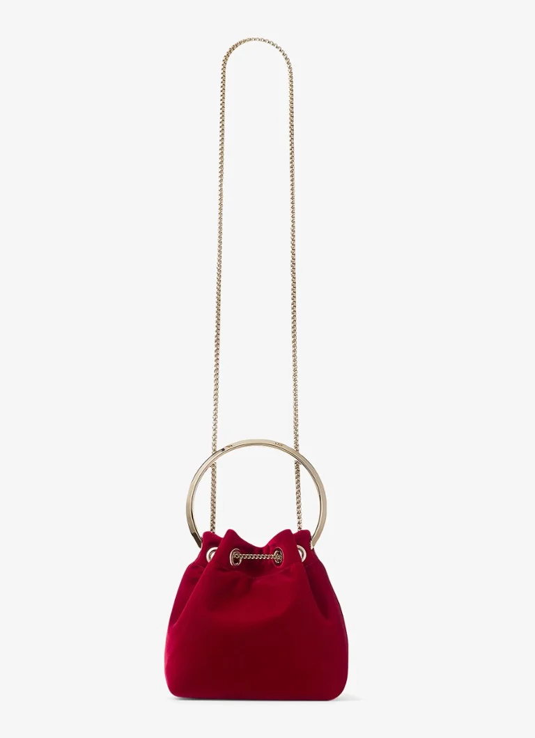 Sac à main en velours Jimmy Choo Bon Bon