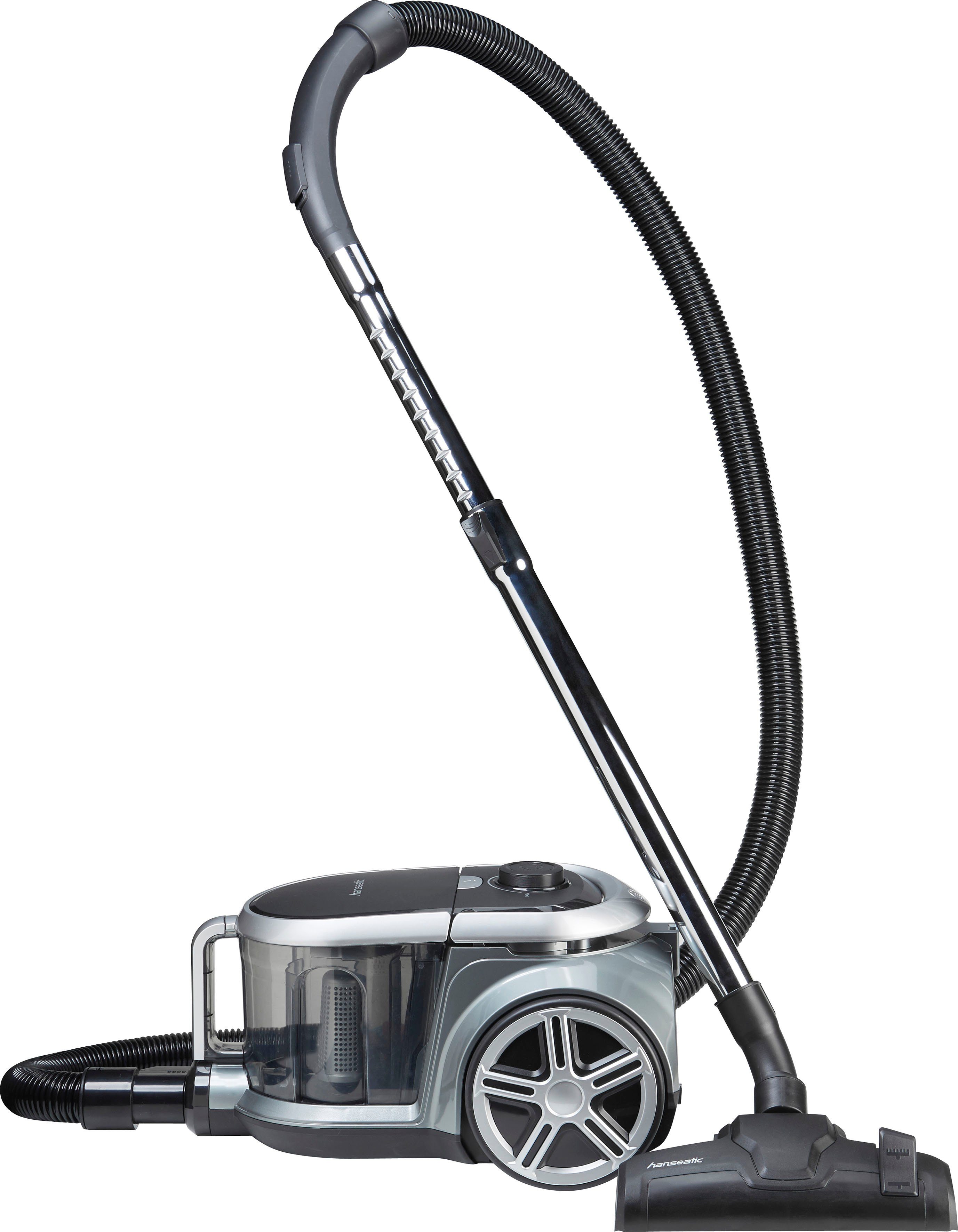 Hanseatic Bodenstaubsauger V18C01A-80, 800 W, beutellos, 7,5m Radius