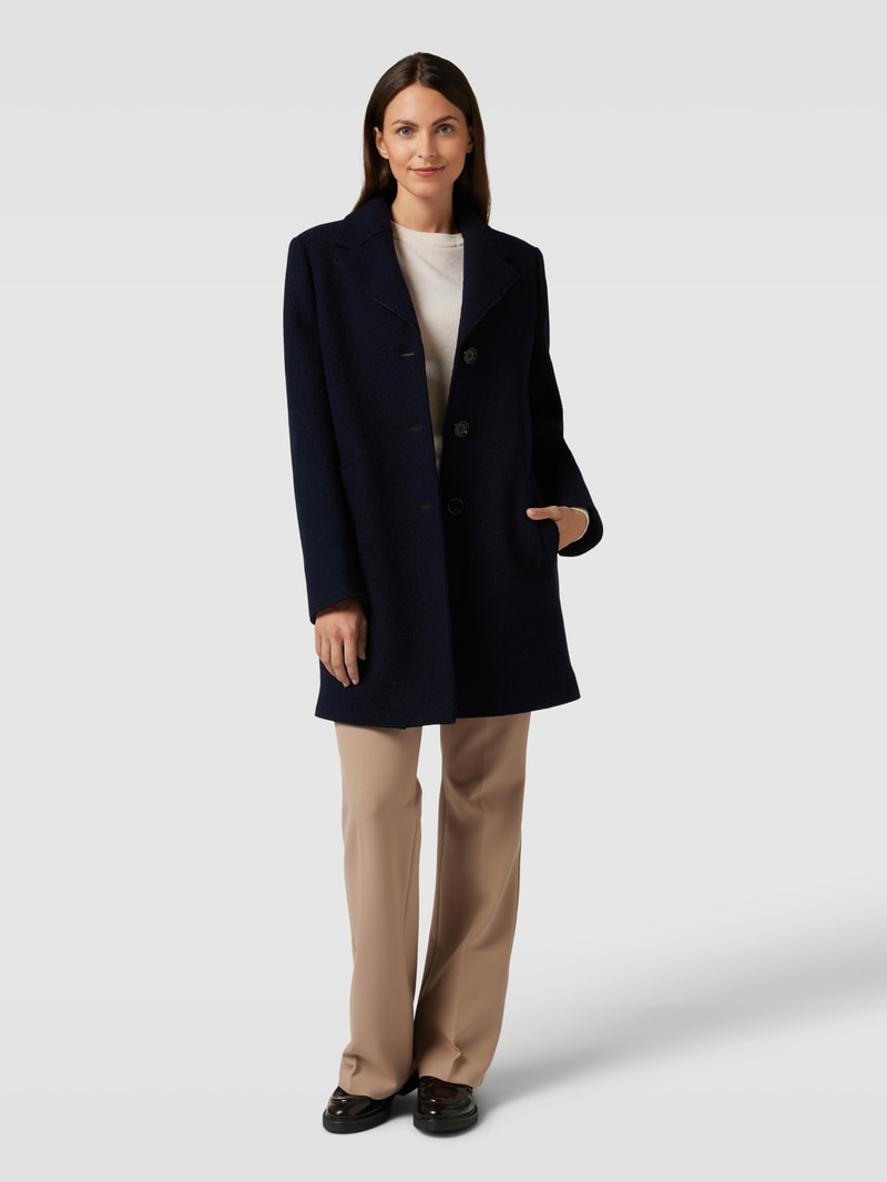 Jacke mit Knopfleiste in marineblau