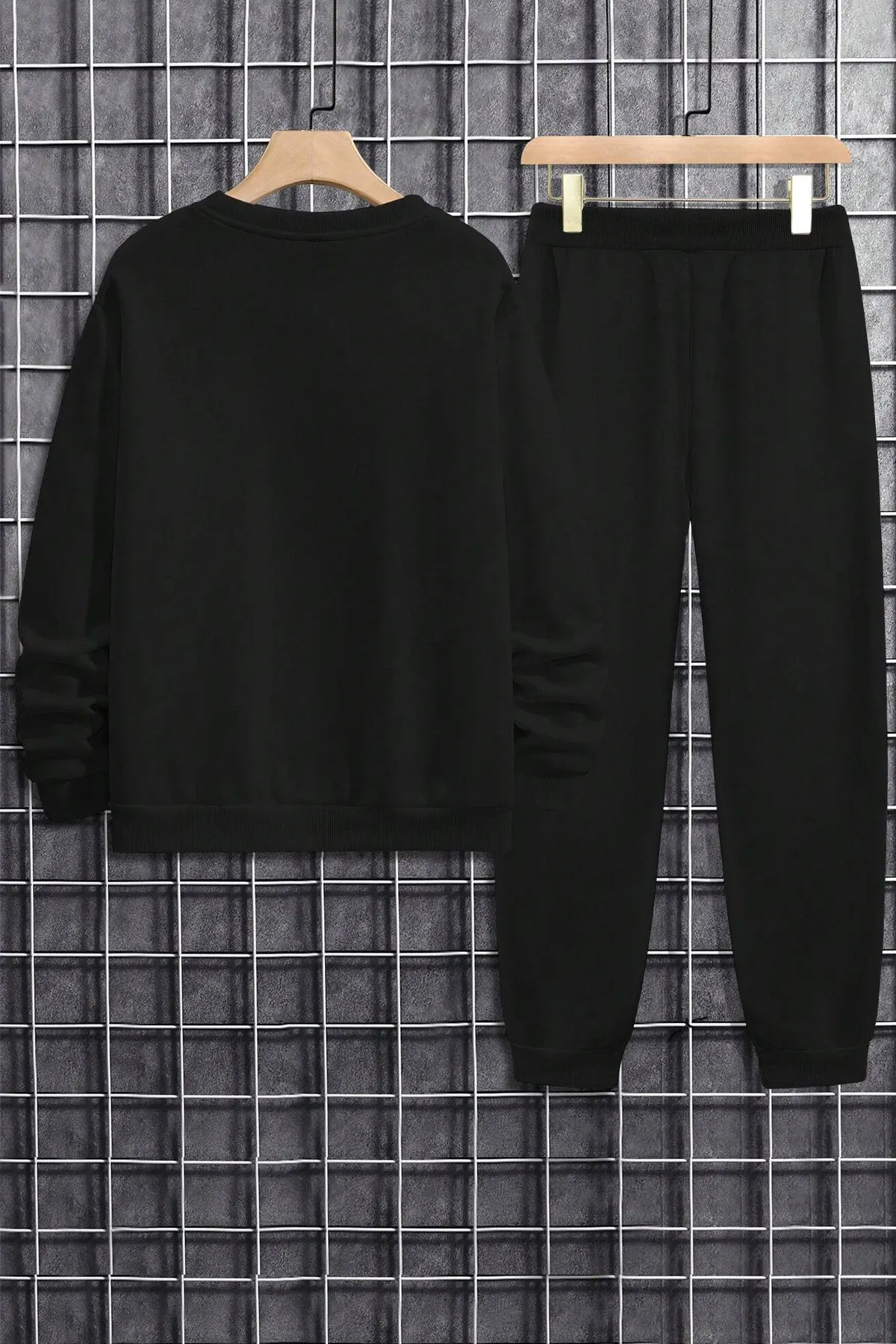 uyguntarz  Trainingsanzug - Schwarz - Regular Fit