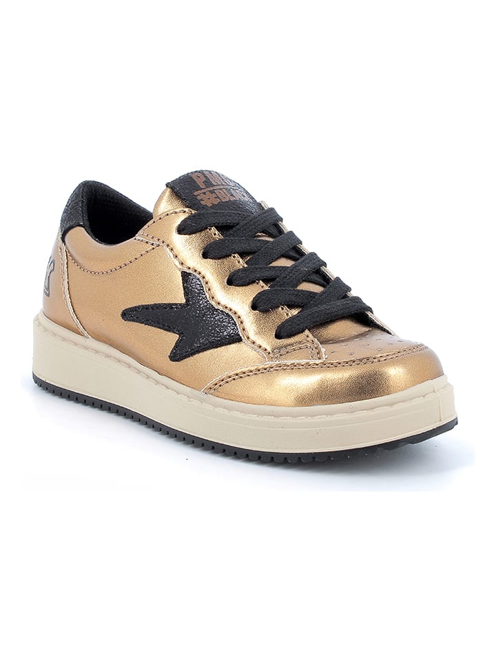 Primigi Leder-Sneakers in Gold günstig kaufen