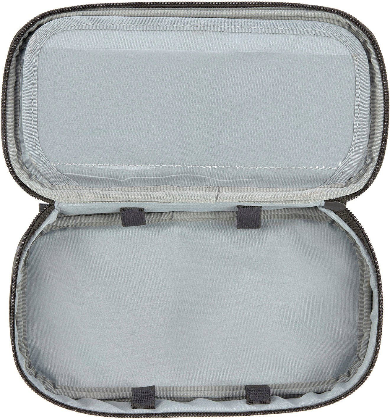 LÄSSIG Schreibgeräteetui Spacy Bold, edges grey, aus recyceltem Material
