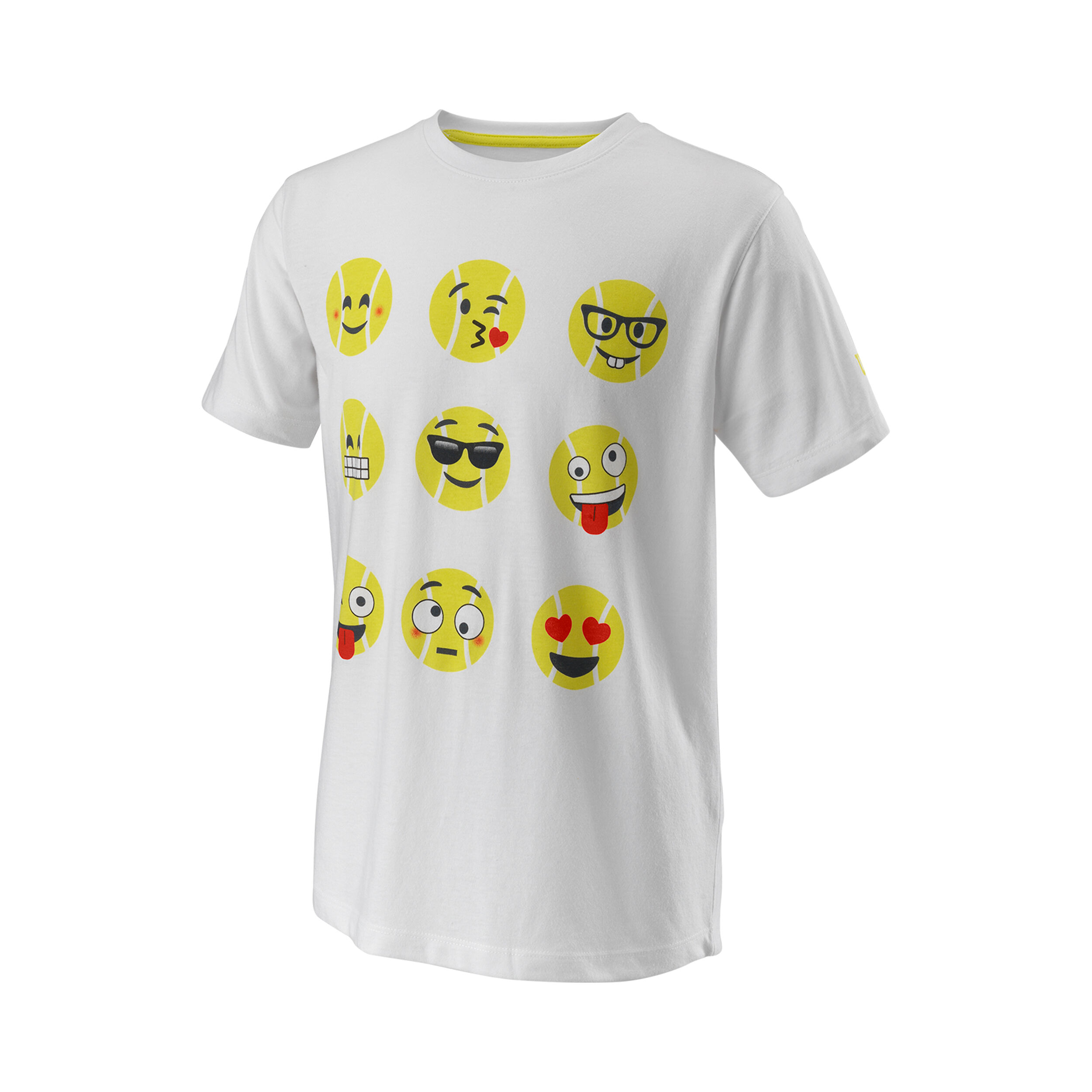 Emotion Fun Tech T-Shirt Jungen - Weiß, Gelb