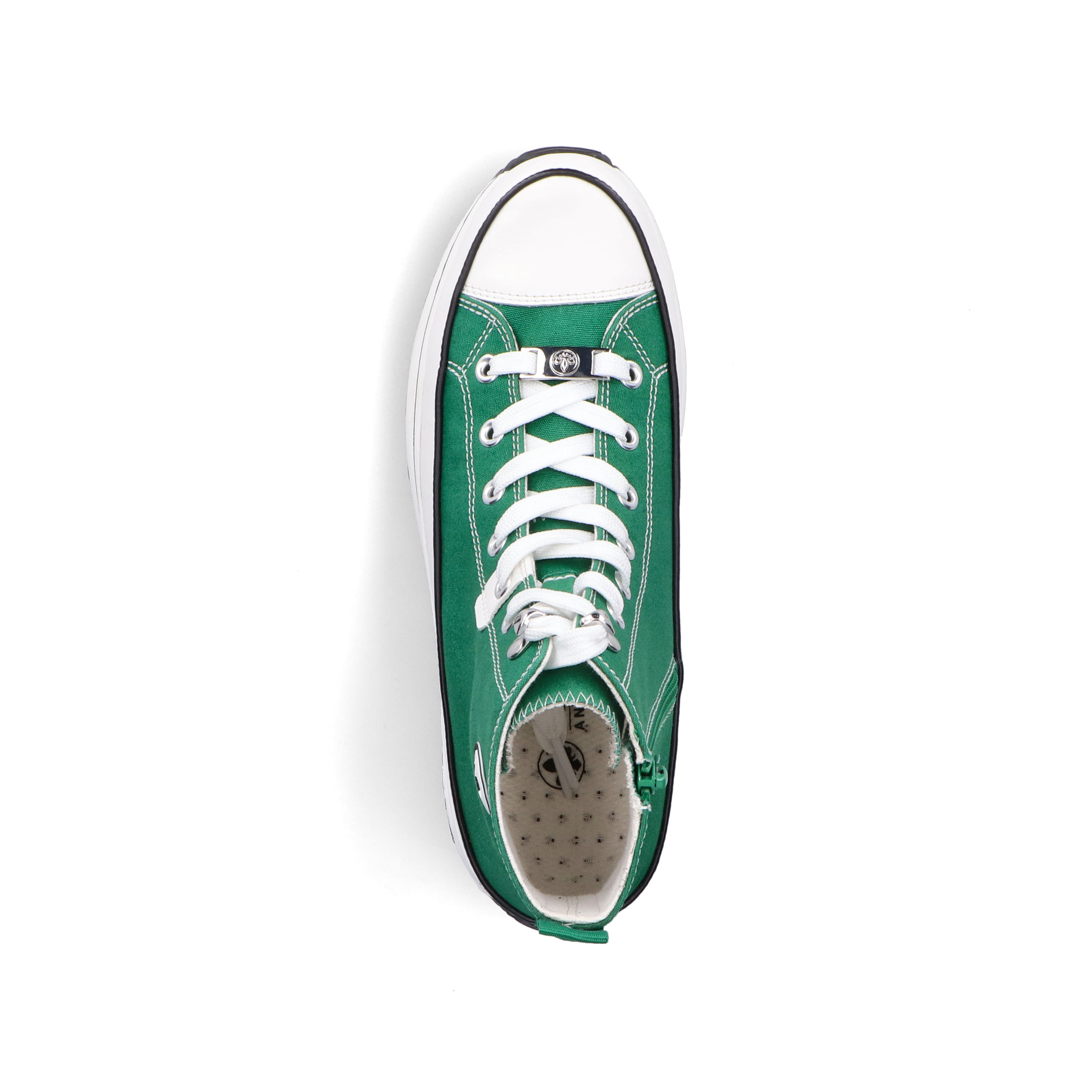 Rieker Damen Sneaker High grasgrün