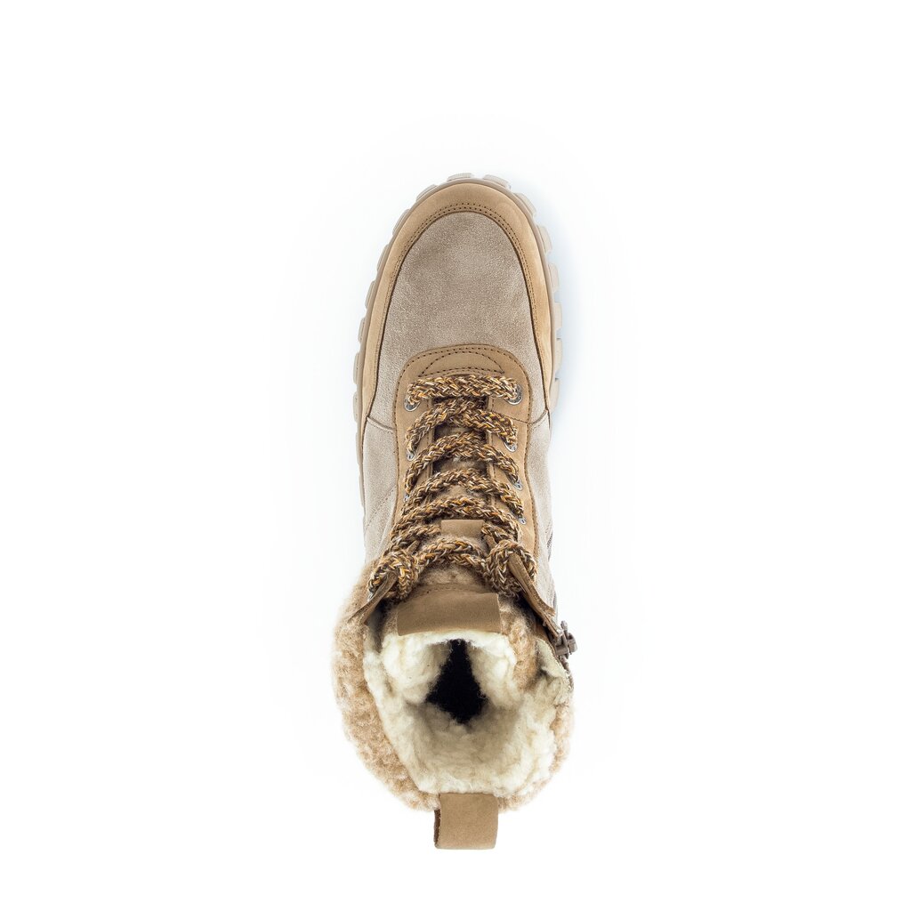 Gabor comfort Schnürstiefelette beige
