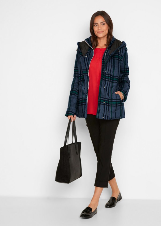 Steppjacke kariert