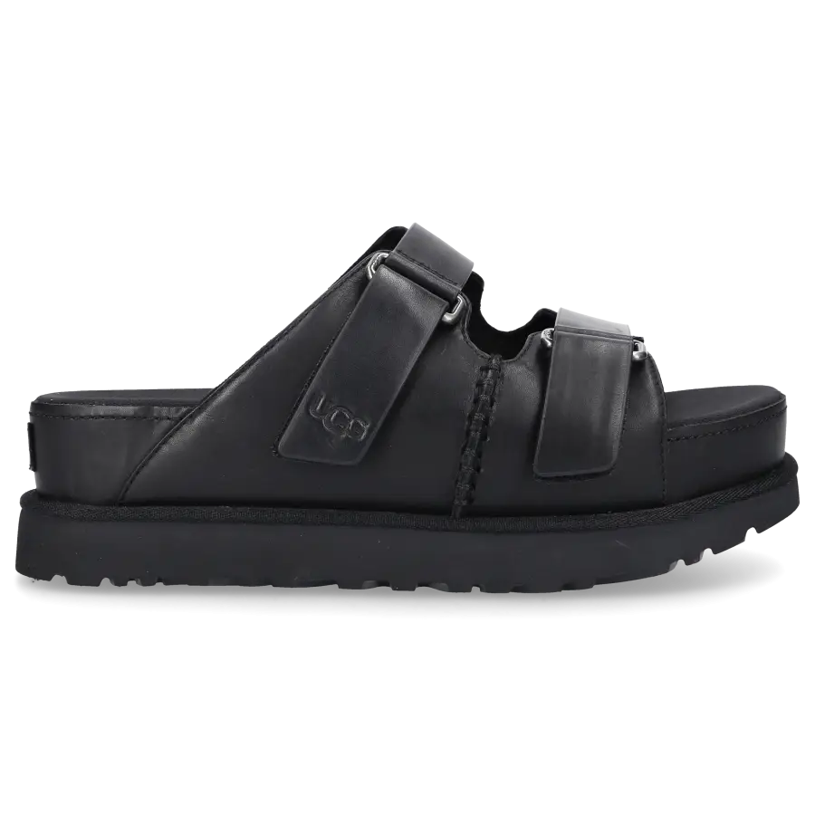 UGG - Sandalen GOLDENSTAR HI Kalbsleder - schwarz