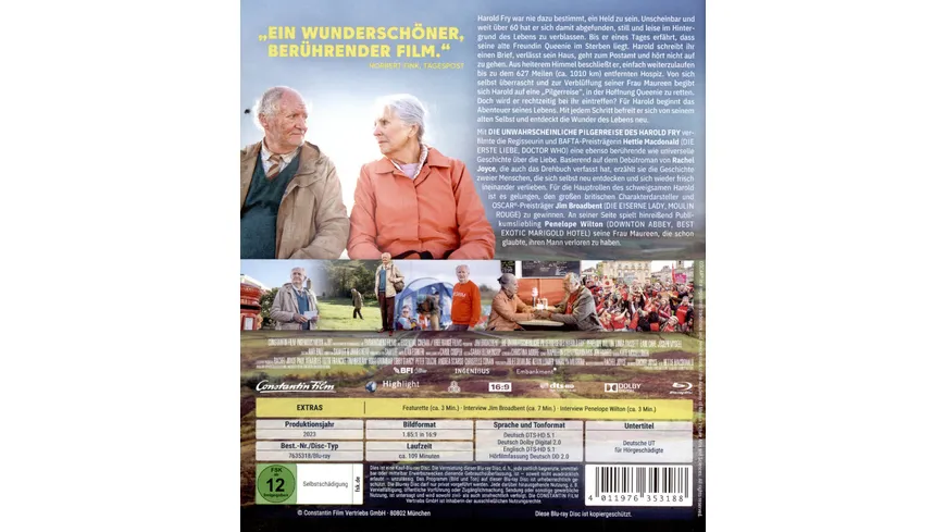 Die unwahrscheinliche Pilgerreise des Harold Fry