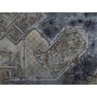 Warzone City 2.0 Matte 30x22 Zoll geeignet für Kill Team und Warcry