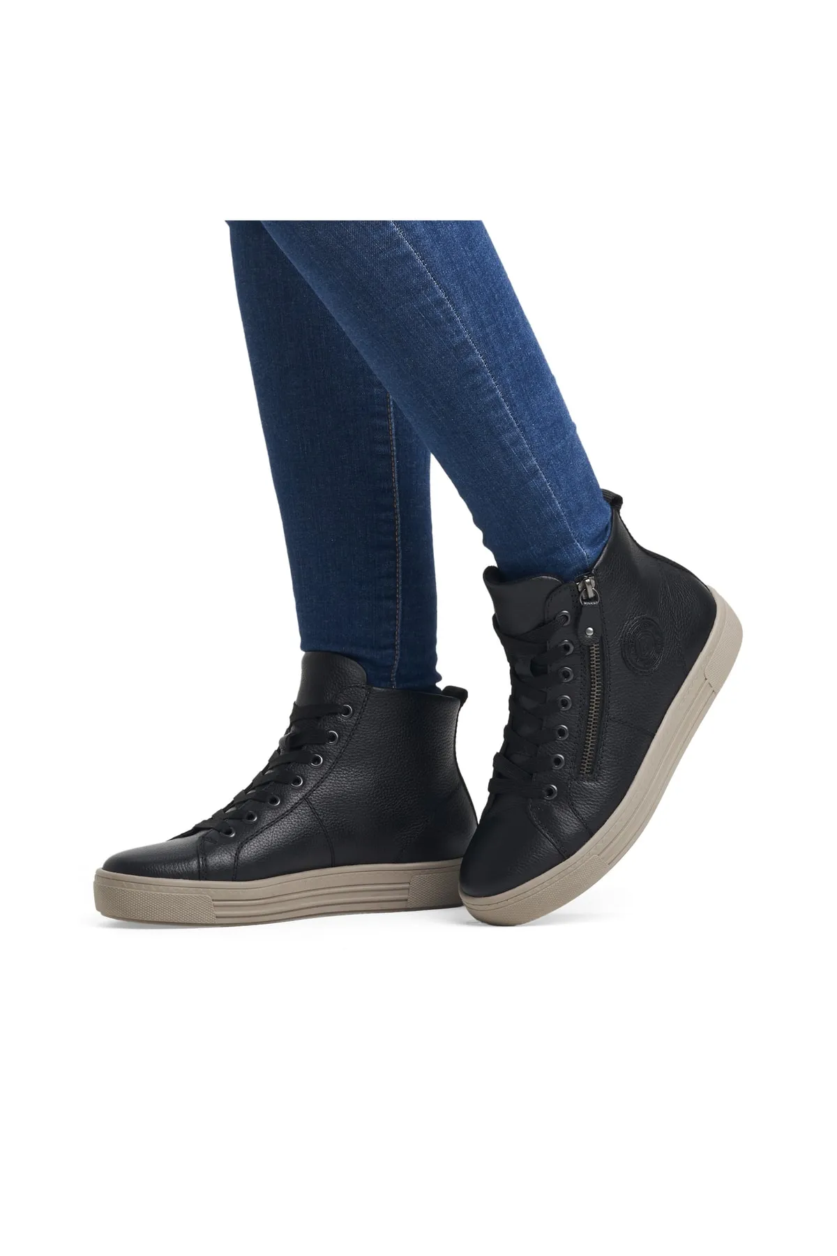 Remonte  Sneaker - Schwarz - Flacher Absatz