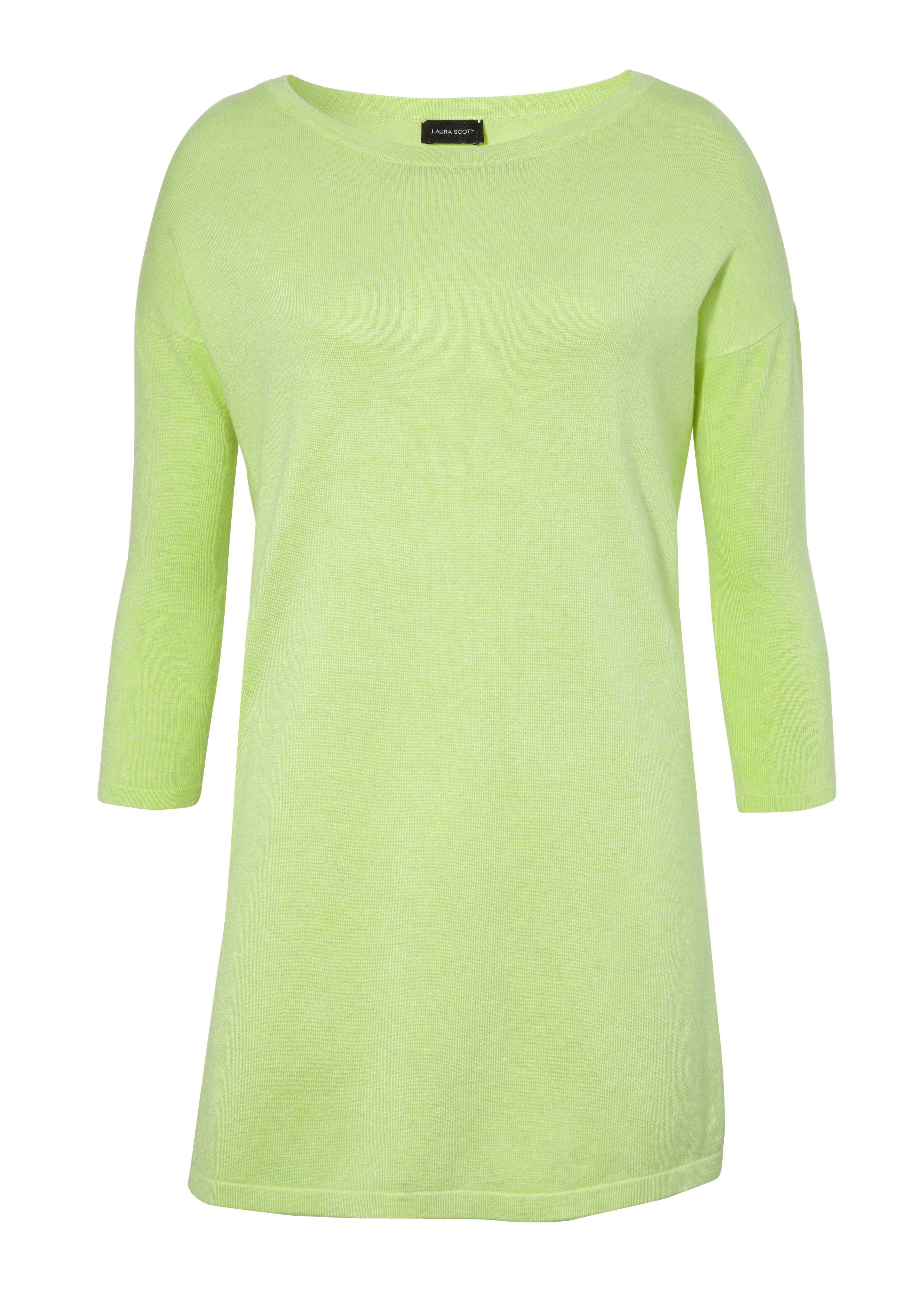 Laura Scott Longpullover mit Seitenschlitzen