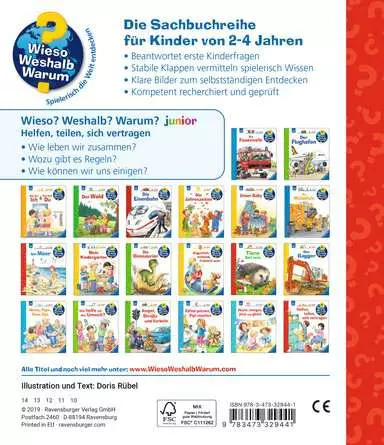 Ravensburger Wieso? Weshalb? Warum? junior, Band 66: Helfen, teilen, sich vertragen