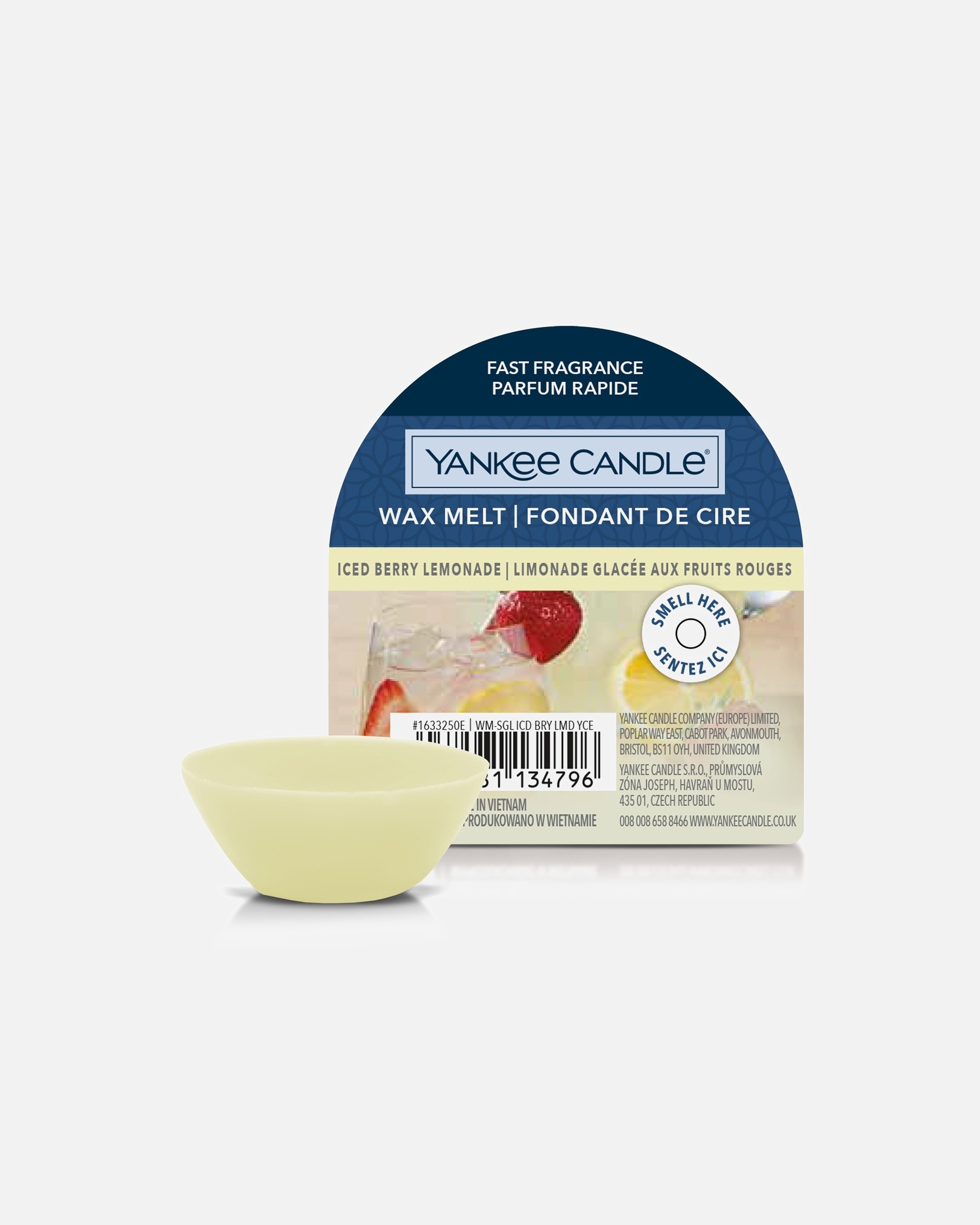 Świeca YANKEE CANDLE o smaku czerwonej jagody z mrożoną lemoniadą