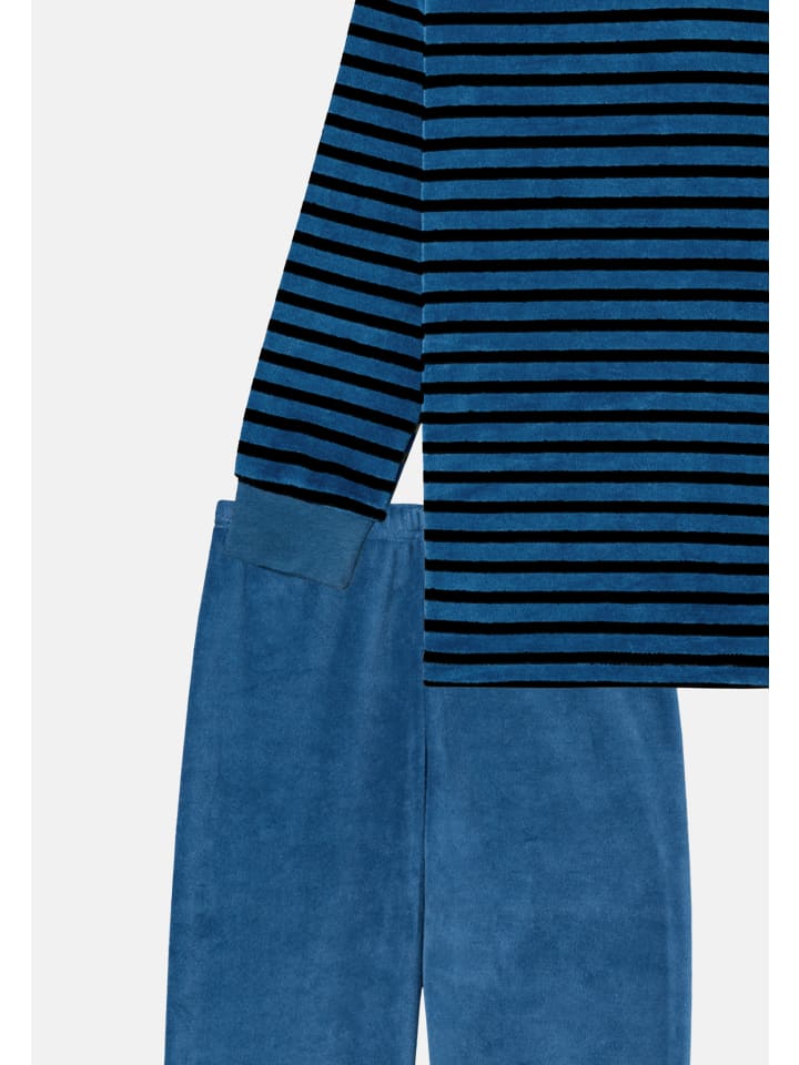 Schiesser Schlafanzug Boys World 2 in Blau günstig kaufen 104